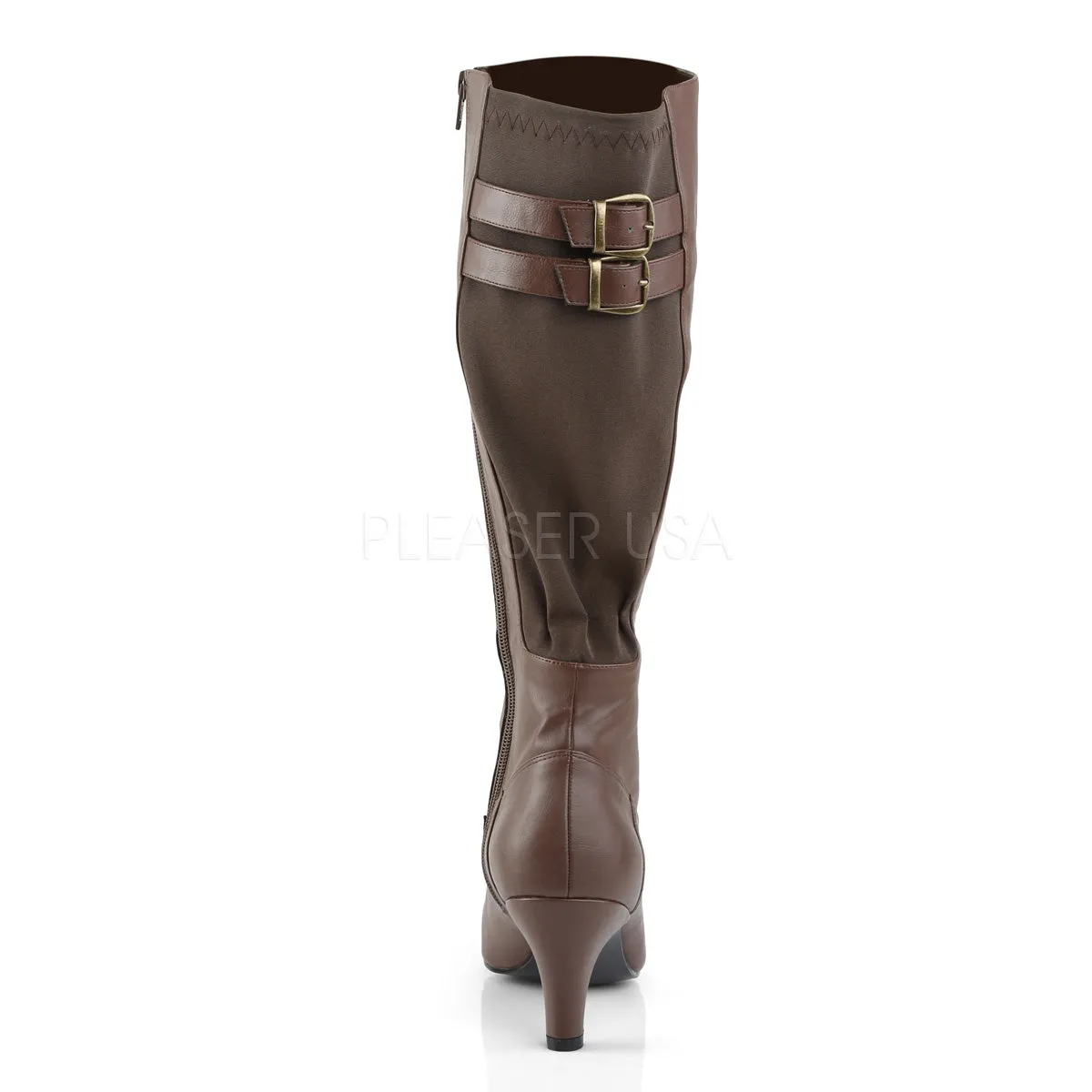 DIVINE-2018  Brown Faux Leather