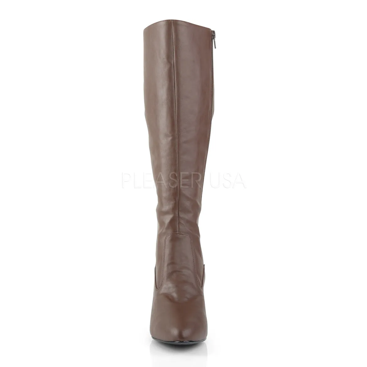 DIVINE-2018  Brown Faux Leather
