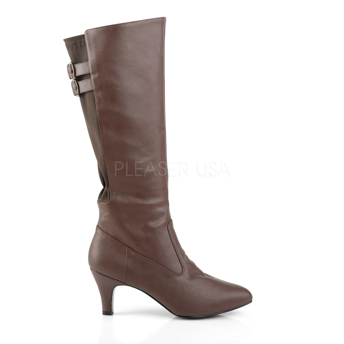 DIVINE-2018  Brown Faux Leather