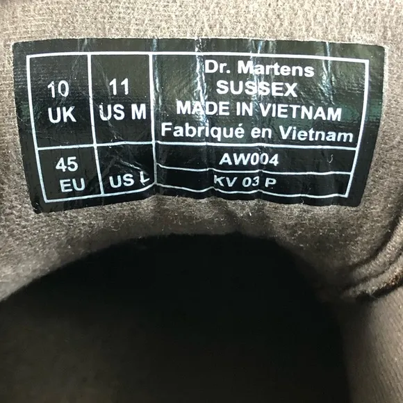 Dr. Martens Sussex boots.