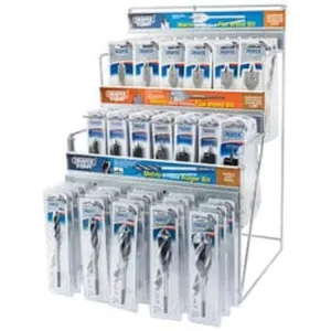 Draper Assorted Metric Auger And Flat Wood Bit Merchandiser (123 Piece) Dr-64050