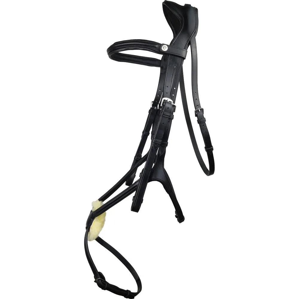 Eco Rider Grackle Bridle - Beautiful & Comfortable Stylish & Pressure-Relieving