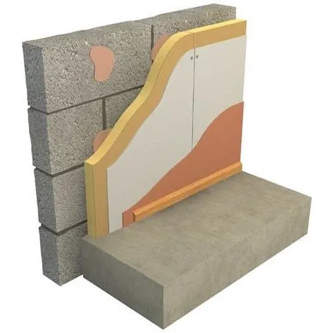 Ecotherm Insulated Plasterboard Eco-Liner PIR - 72.5mm (60mm PIR Insulation   12.5mm Plasterboard)