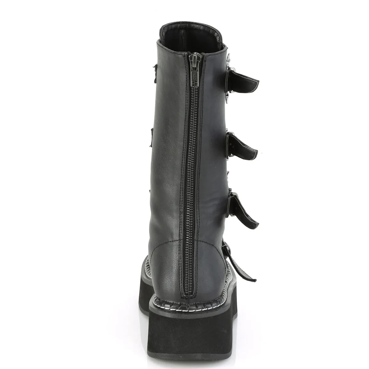 EMILY-322  Black Vegan Leather