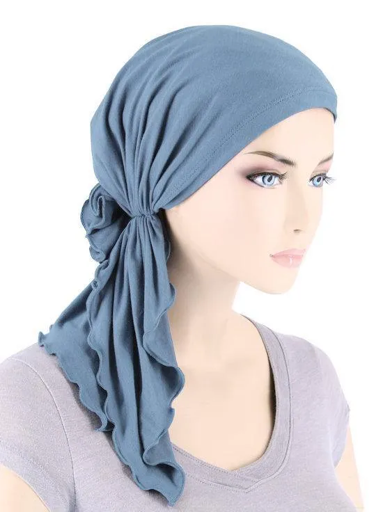 FERDINAND'S TURBANS - comfortable breathable cotton pre-tied scarf - MADE IN USA