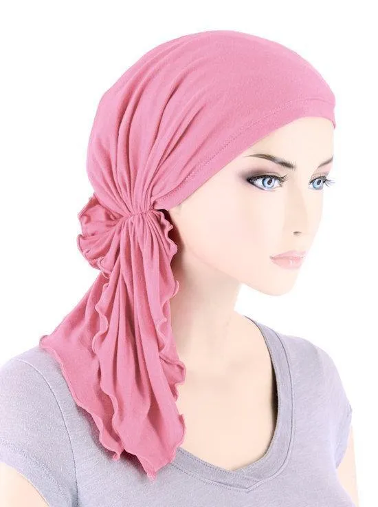 FERDINAND'S TURBANS - comfortable breathable cotton pre-tied scarf - MADE IN USA