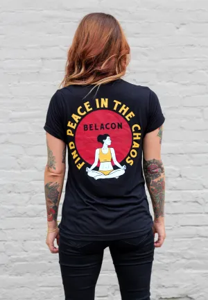 Find Peace In The Chaos Tee - Black