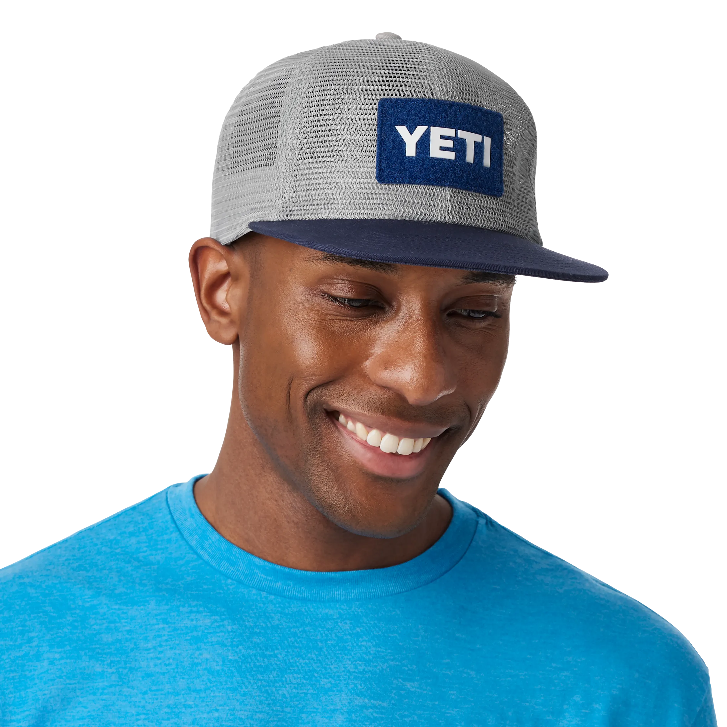 Flat Brim Mesh Hat
