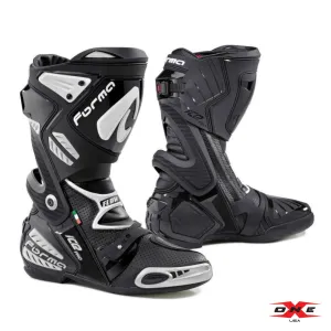 Forma Ice Pro-Flow Road Racing Boots - Black / White