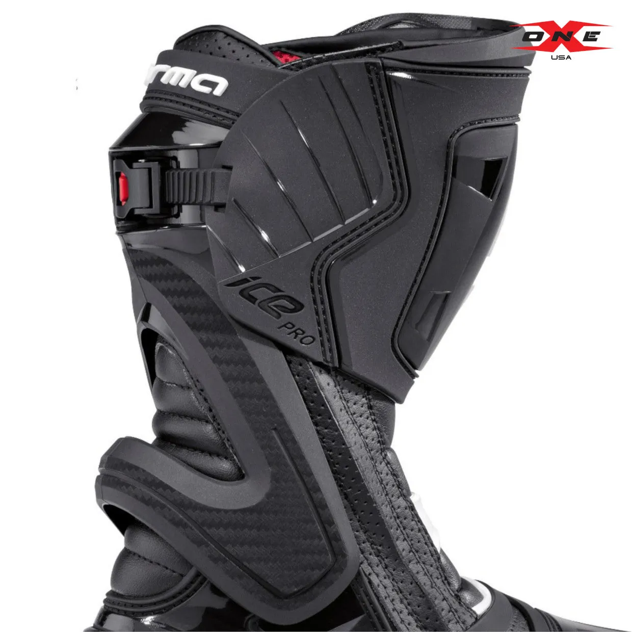 Forma Ice Pro-Flow Road Racing Boots - Black / White