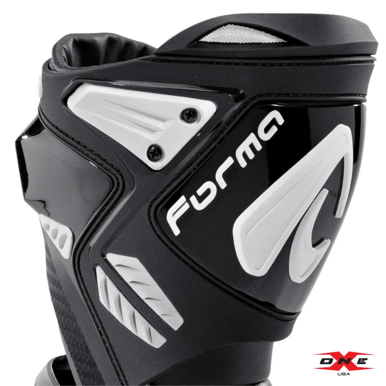 Forma Ice Pro-Flow Road Racing Boots - Black / White