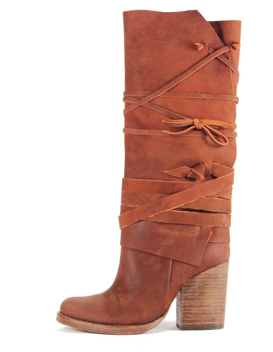 Free People: Royal Rush Brown Boot