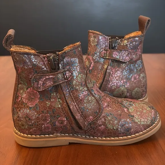 Froddo, Chelsea Boots, flowers, size 26 (us 9.5)