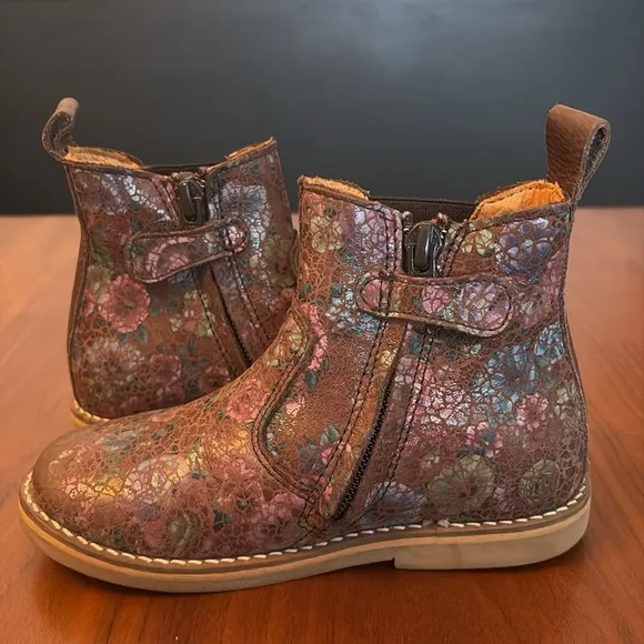 Froddo, Chelsea Boots, flowers, size 26 (us 9.5)