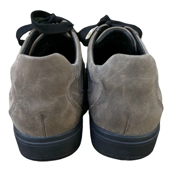 GDEFY Versoshock Trampoline Technology Olive Green Men's Leather Sneakers 8