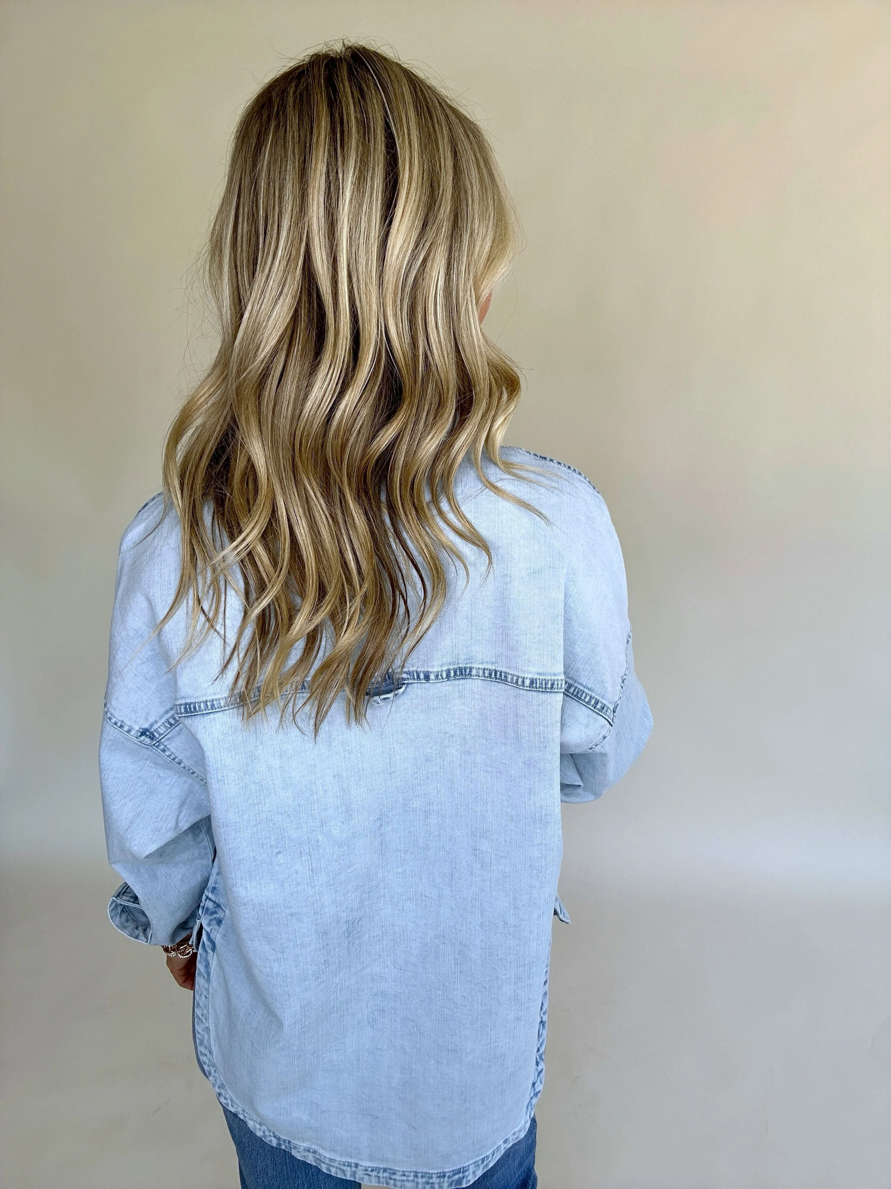 Gina Denim Shirt Jacket