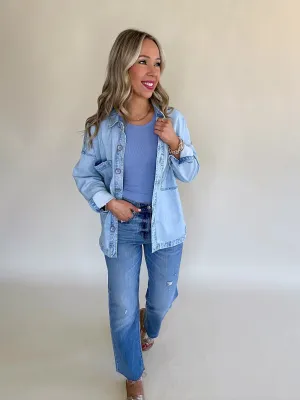 Gina Denim Shirt Jacket