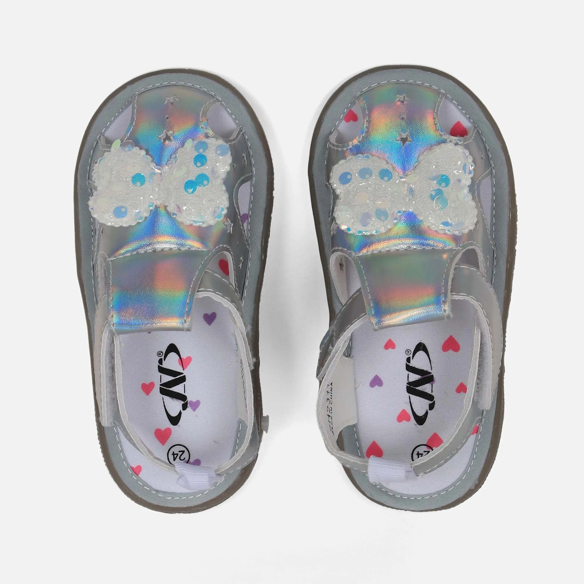 GIRLS CASUAL SLIP-ON SANDALS