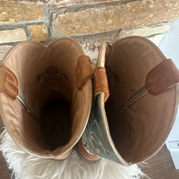 Girls Circle G Corral Boots size 2