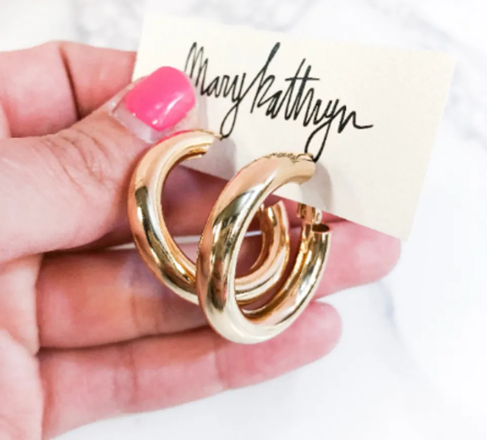 GOLD TUBE HOOP