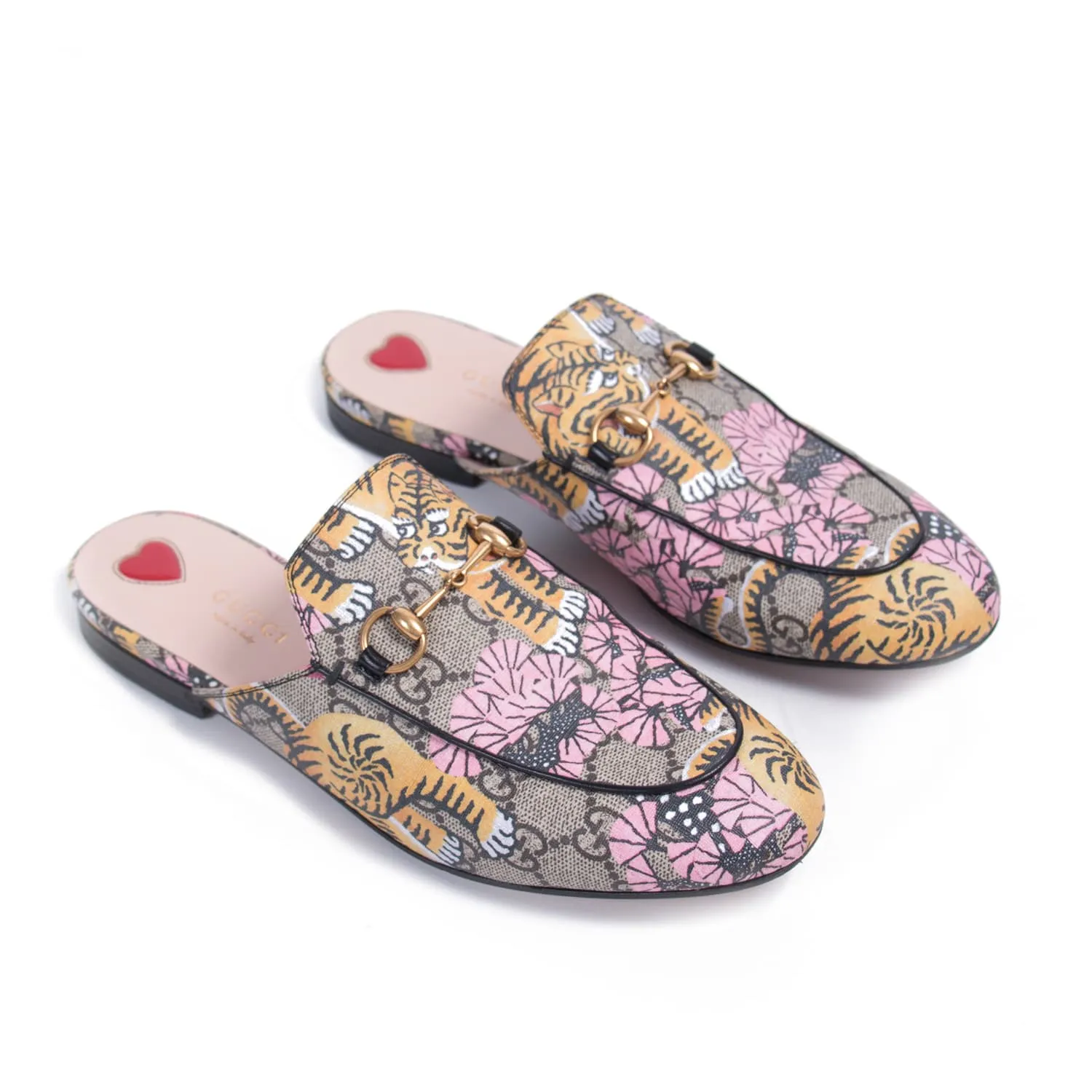 Gucci Princetown Bengal Mules