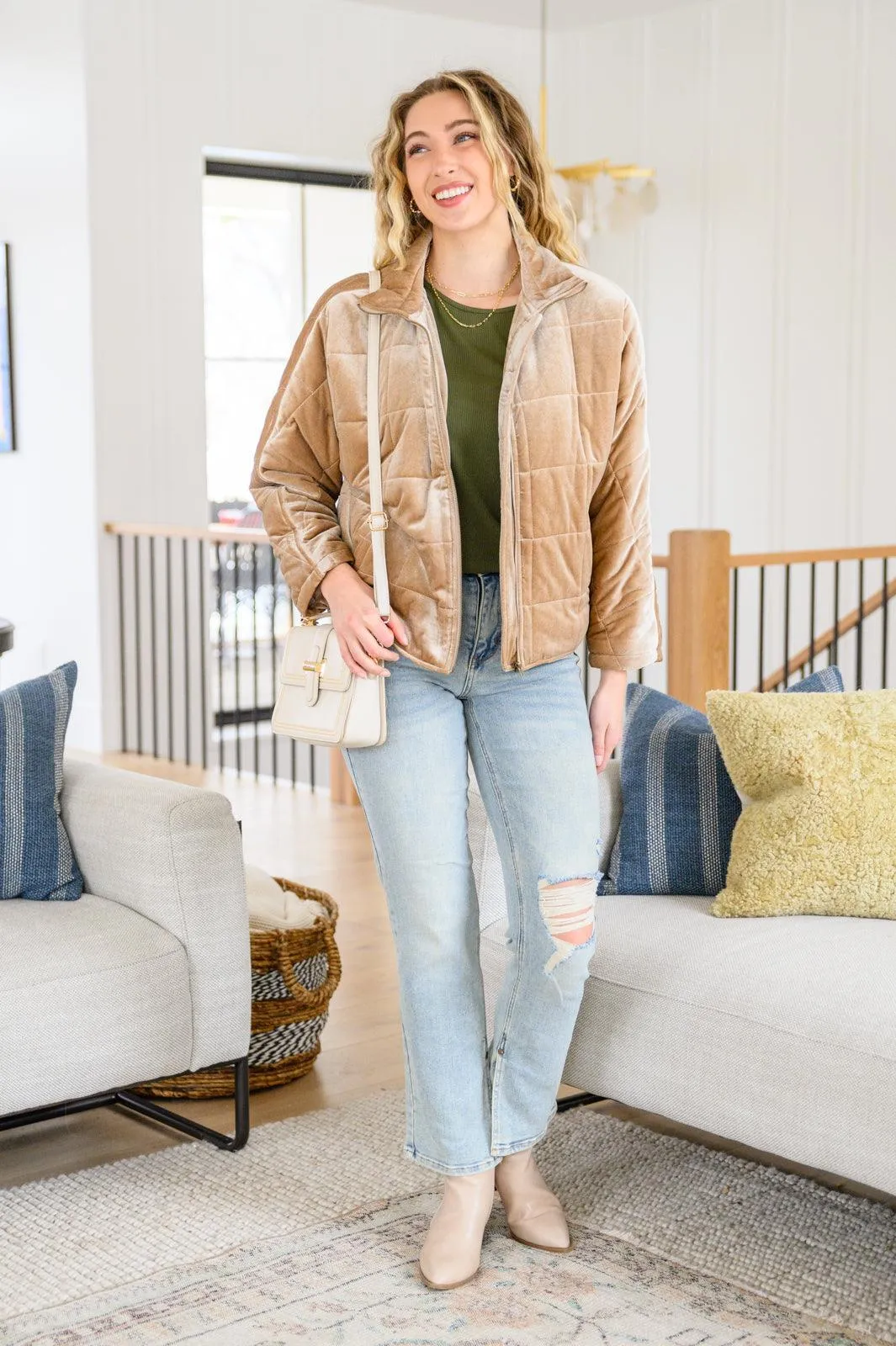 Hazel Blues® | A Day Together Long Sleeve Top in Olive