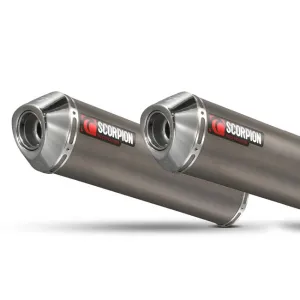 Honda CB 1100 XF (X11) 99-04 Oval Slip-on Pair Titanium (EHA72TEO)
