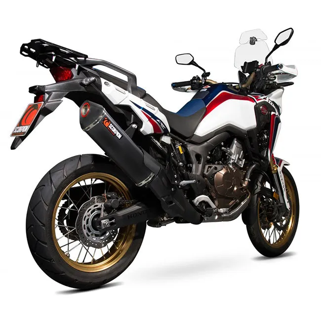 Honda CRF1000L 15-19 Serket Slip-on Blk Ceramic (RHA173BCER)