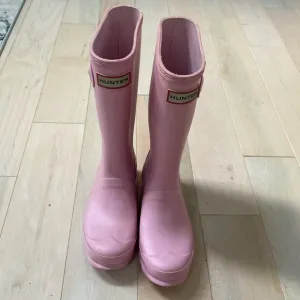 Hunter girls pink boots