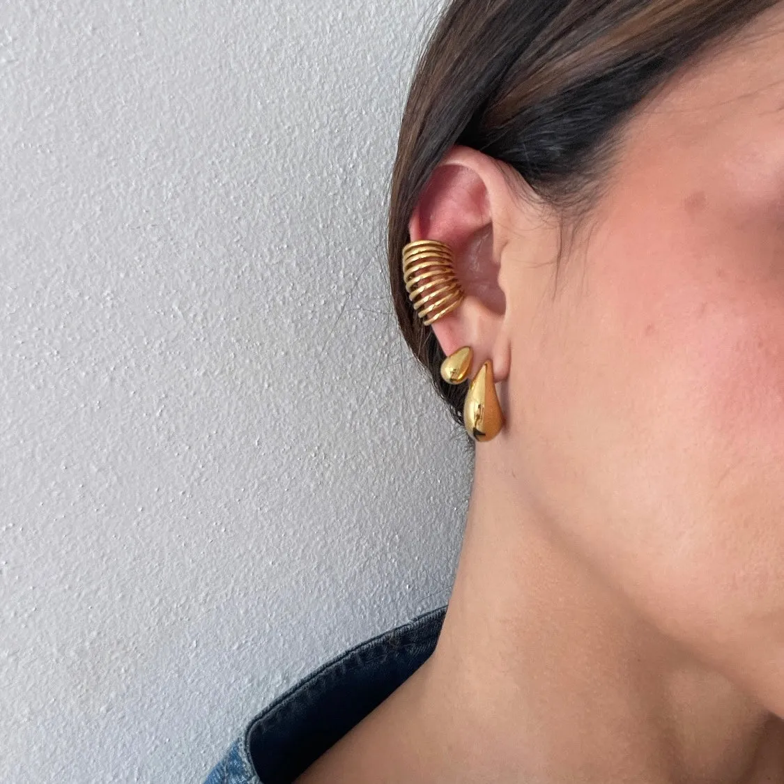 Indigo Ear Cuff