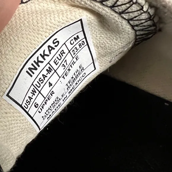 Inkkas sneakers , pre owned. Sz 6