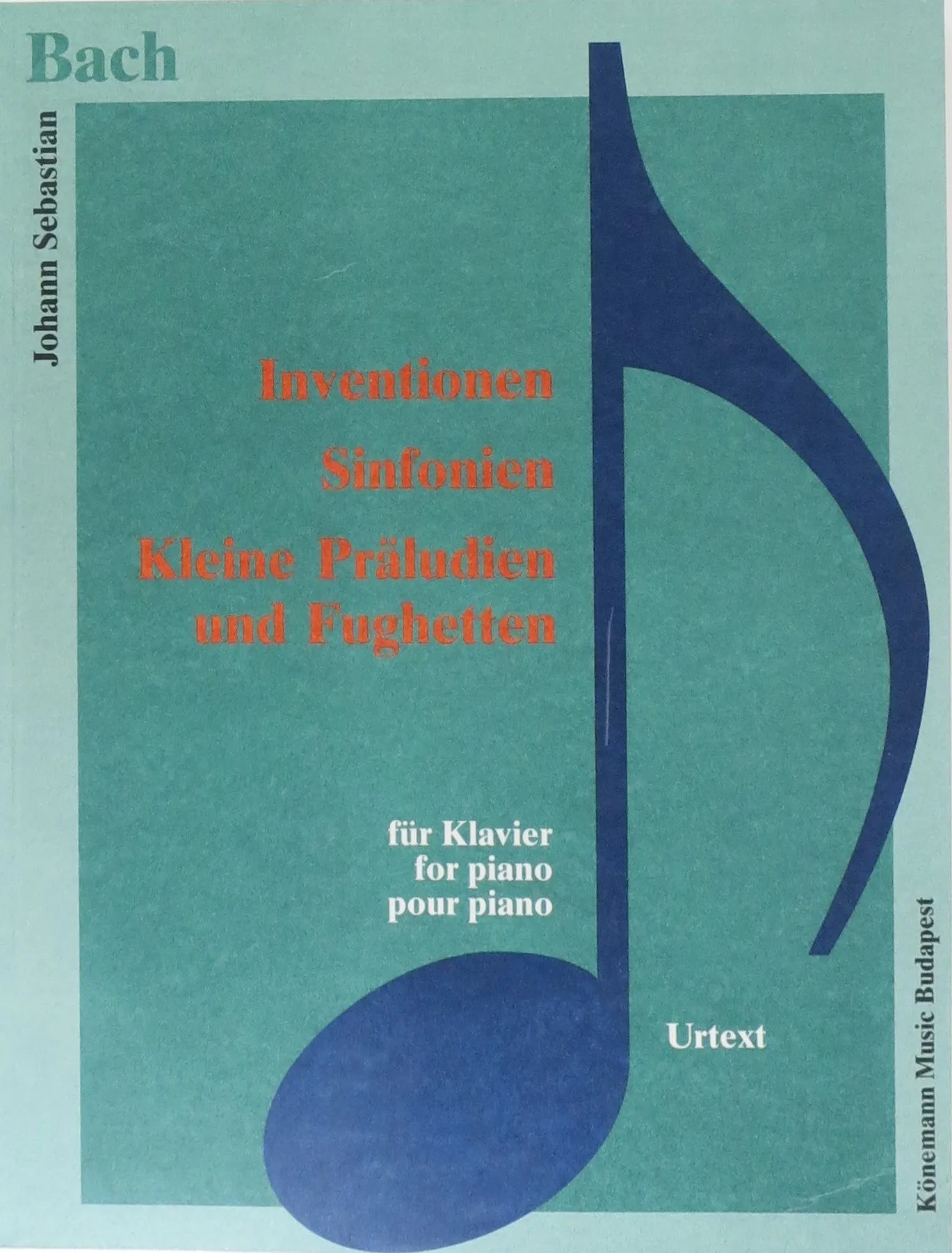 Inventions Symphonies Small Preludes And Fugues, Sebastian Johann Bach Discontinued