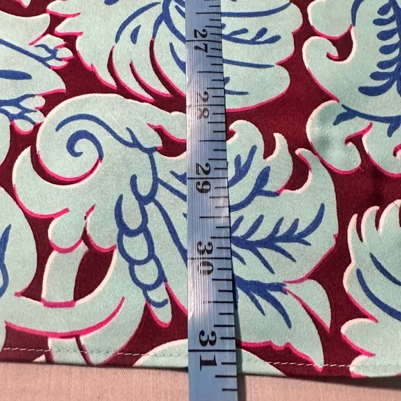 J.CREW MARCO PAISLEY PULL-ON SLIP SKIRT