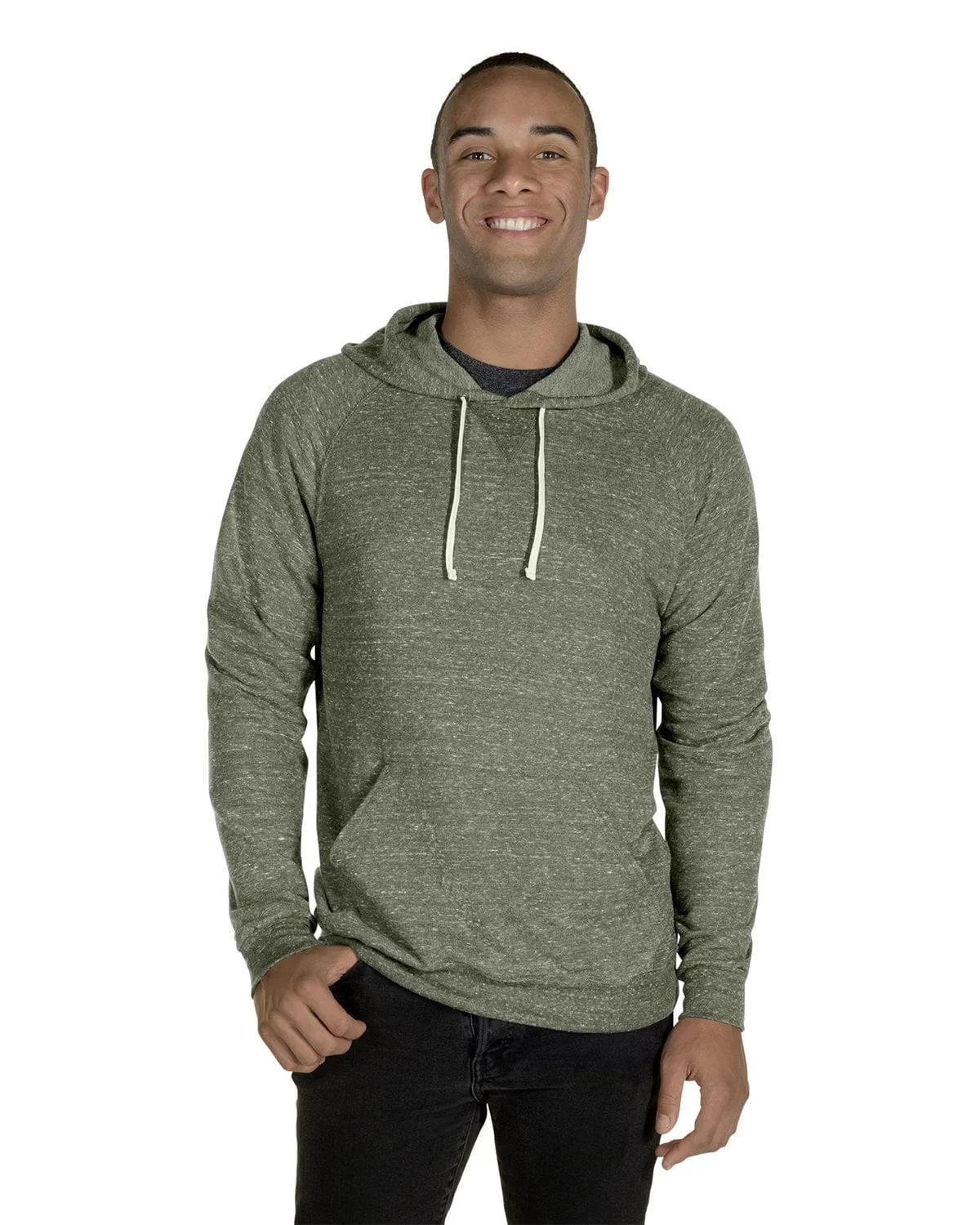Jerzees Snow Heather Raglan Hoodie