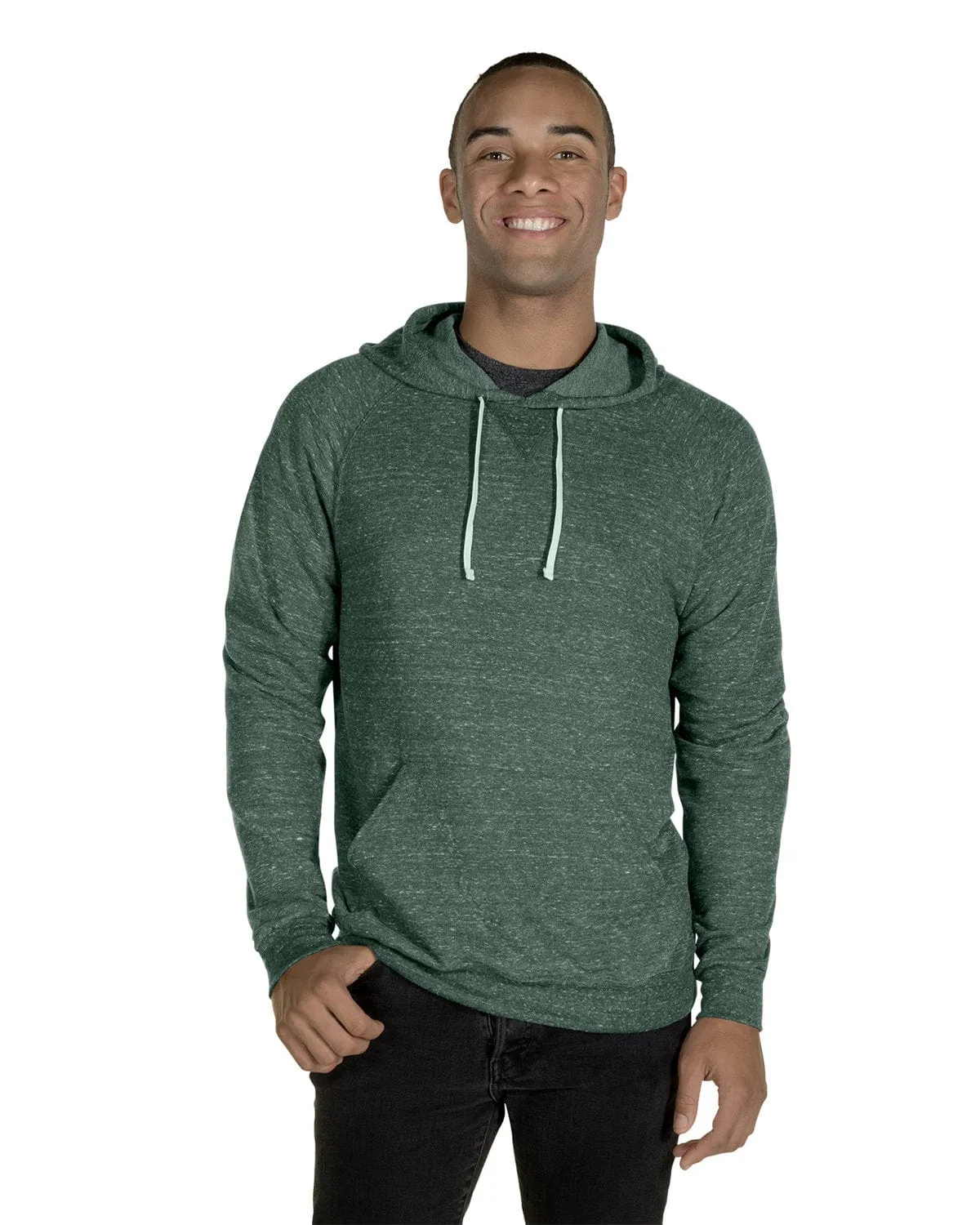 Jerzees Snow Heather Raglan Hoodie