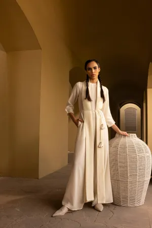 Johannesburg Woollen Jumpsuit (Ivory)