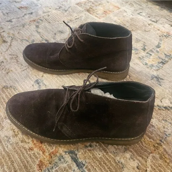 Joseph abound brown suede boots sz 10.5 excellent condition