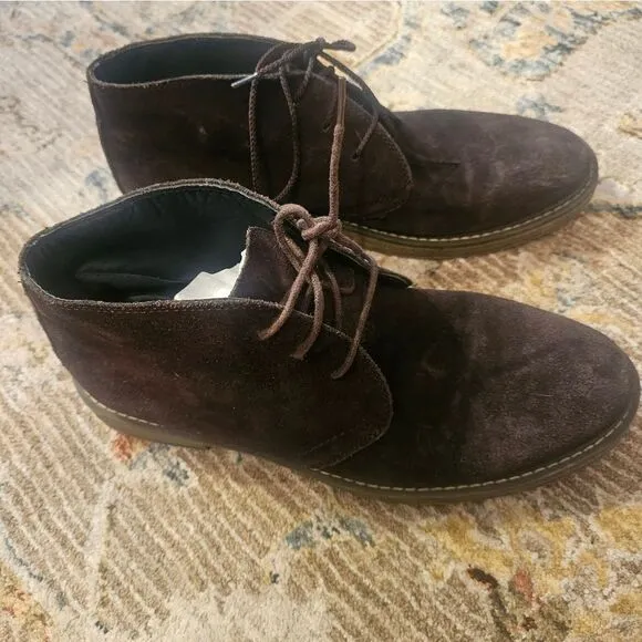 Joseph abound brown suede boots sz 10.5 excellent condition