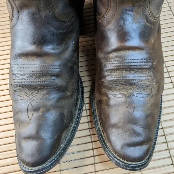 Justin Men's Stampede Sorrell Appache Huck Brown Boots 2551 Size 10.5D.  B100pm
