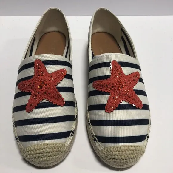 Kate Spade Uptown Stripe Womens Slip On Size 7.5B