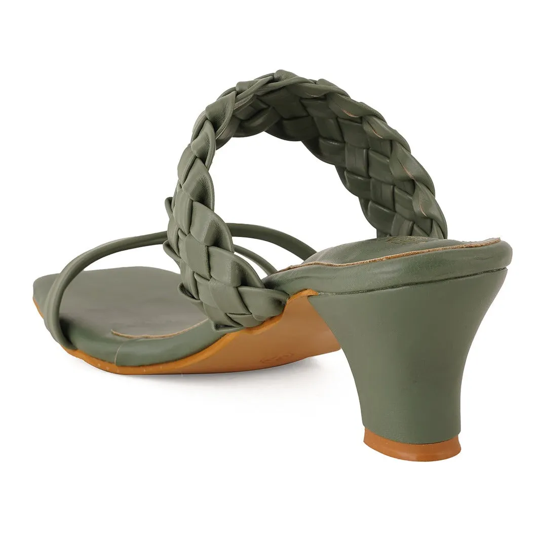 Kelly Block Mules