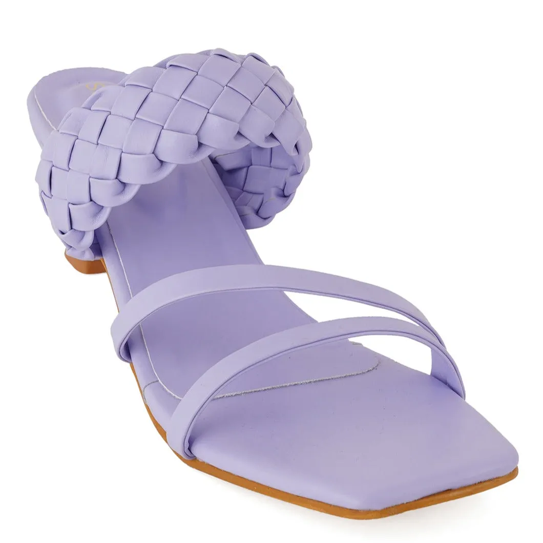 Kelly Block Mules