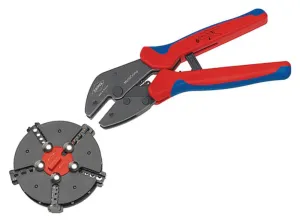 KNIPEX Multicrimp Pliers Set - 5 Quick Change Cartridges