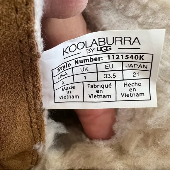 Koolaburra by Ugg Girls Chestnut Brown Boots