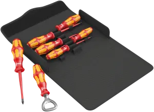 Kraftform 100 iS/7 set 2 screwdriver set Kraftform Plus series 100. Partly with reduced blade diameter
