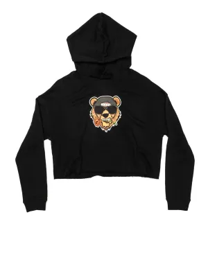 Ladies Crop Top Hoodie