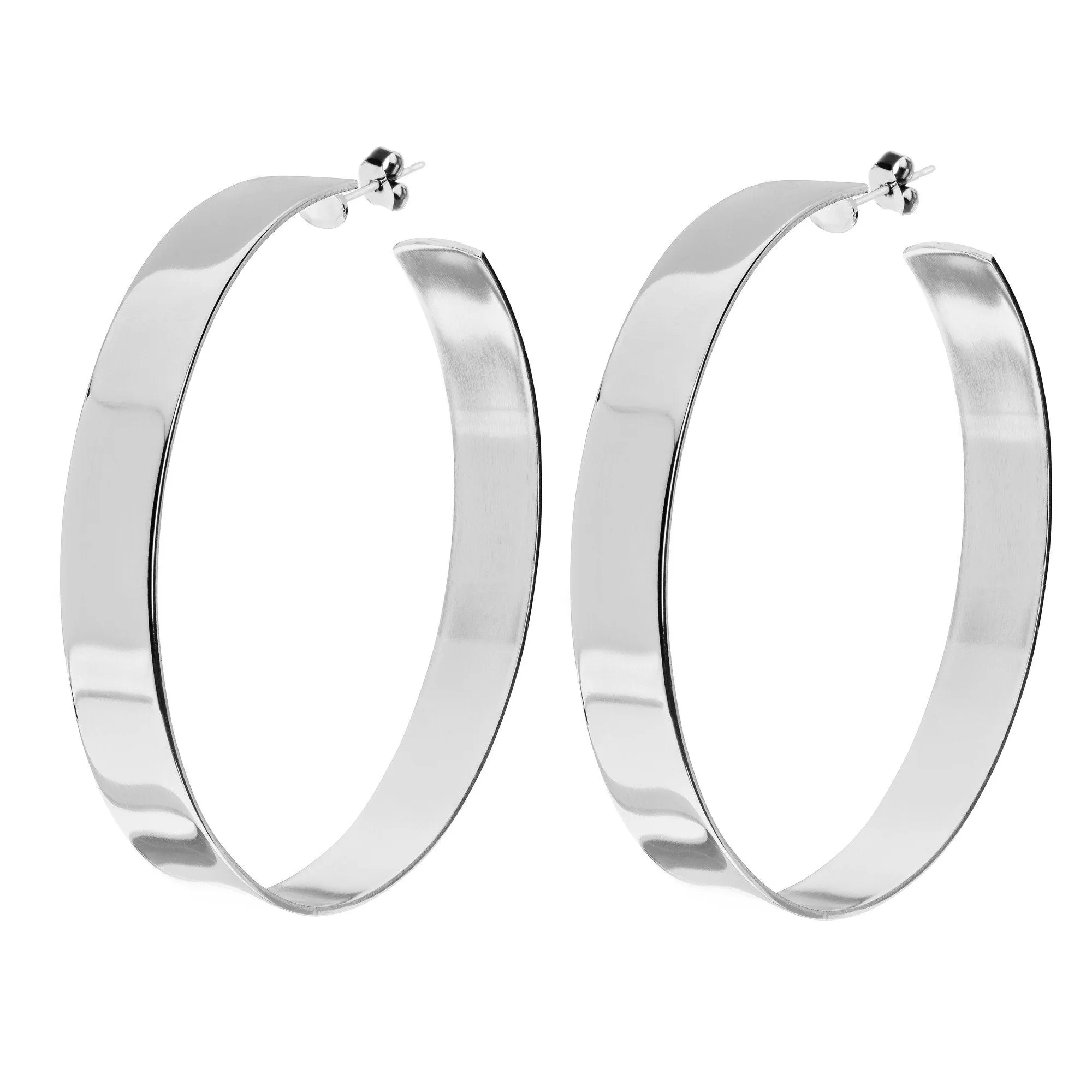 Large Flat Hoops