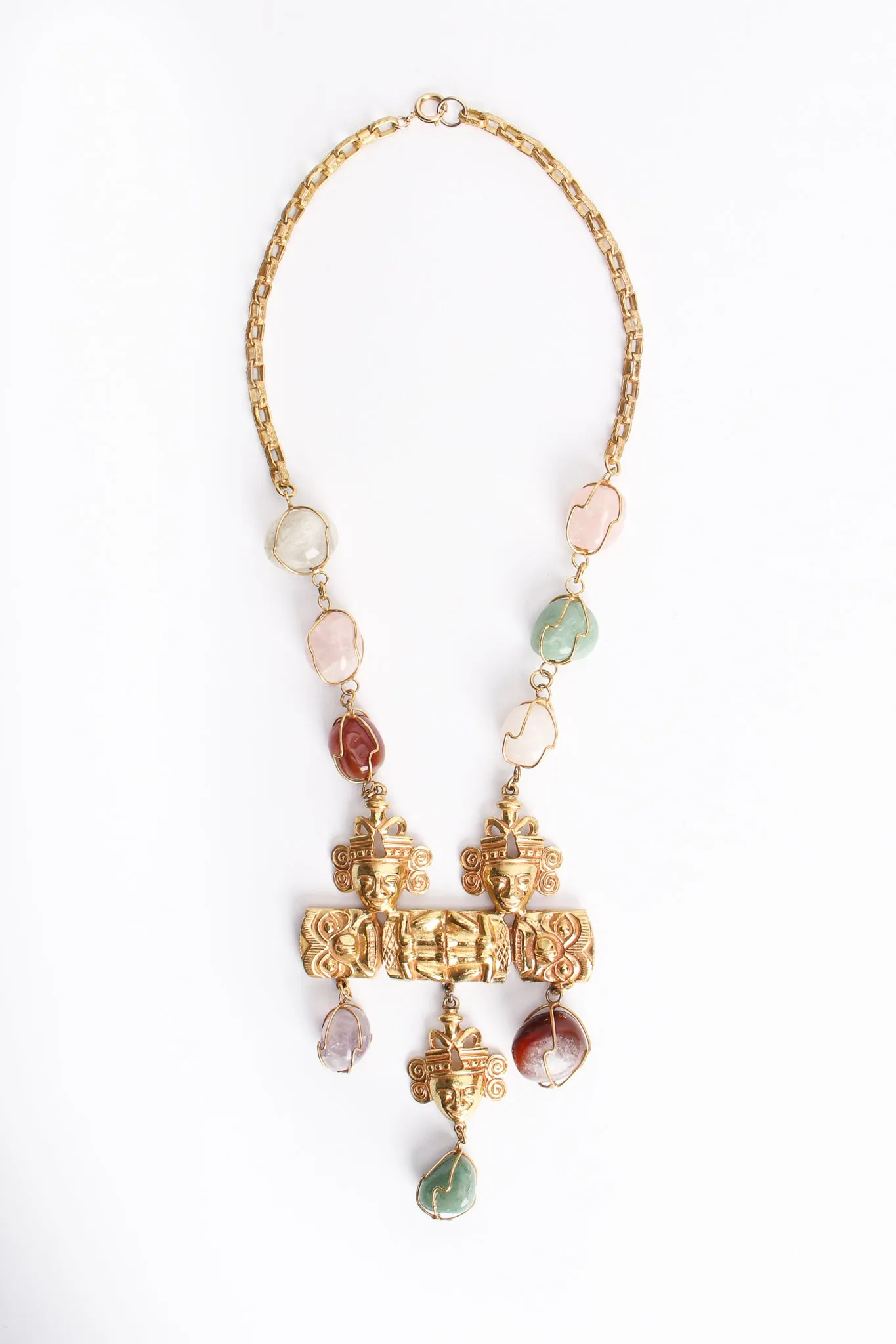 Larry Vrba Mayan Rock Crystal Necklace