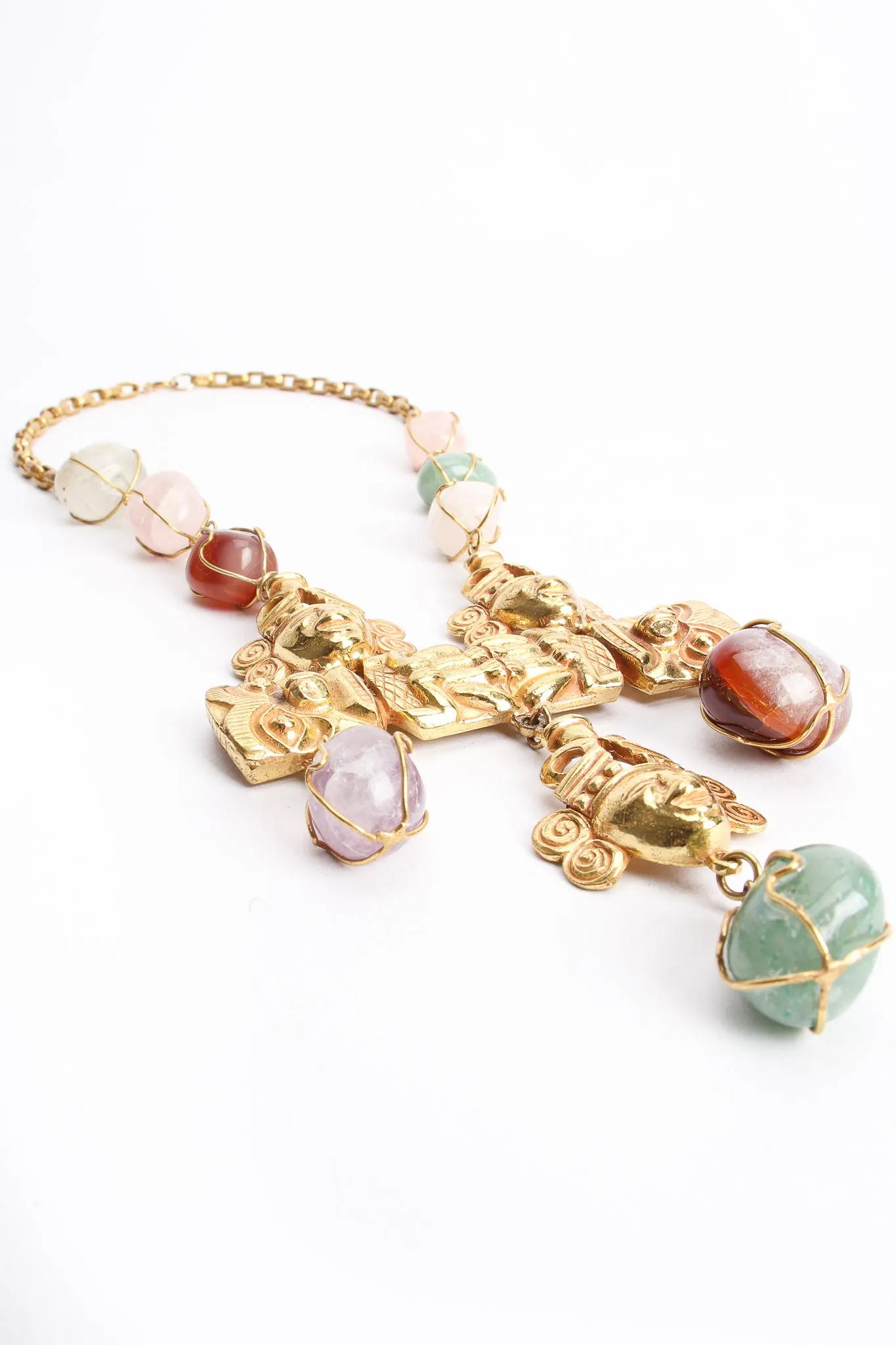 Larry Vrba Mayan Rock Crystal Necklace