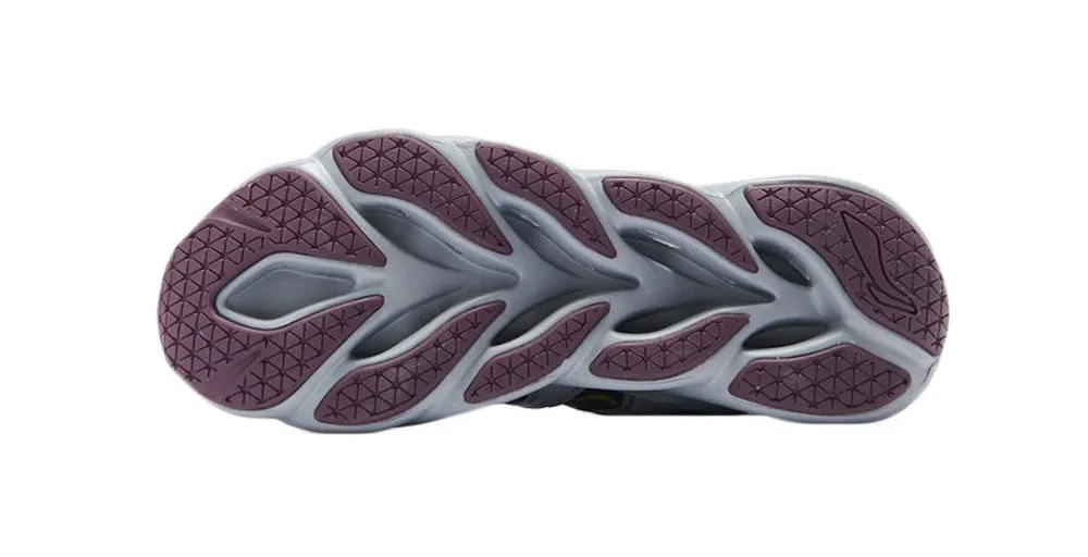 LI-NING x KITH Women's Arc Ace Sneakers, Snow Grey/Black Purple, US 7